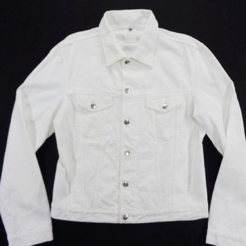 Just Cavalli white denim jacket in mint condition worn once for photo shoot